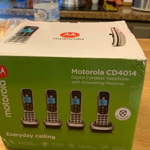 Motorola digital cordless telephones.